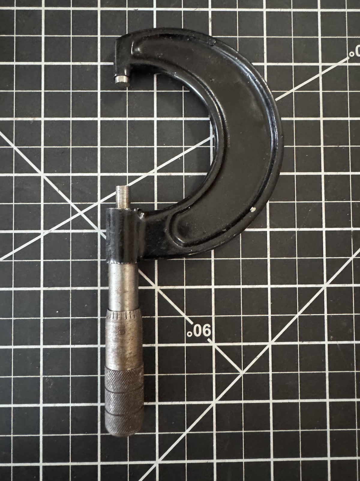 Lot of 2 Vintage Micrometers – JT Slocomb + Unmarked Large Machinist Tool