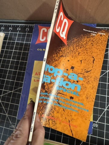 CQ Magazine – Full Year 1969 (12 Issues) – Rare Printing Error – HAM Radio