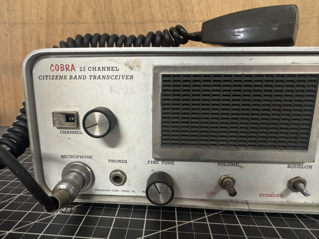 Cobra Cam 88 23-Channel CB Radio Transceiver w/ Microphone – Untested