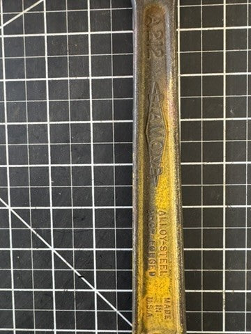 Vintage Diamond Tool No. A212 – 12” Adjustable Wrench – USA