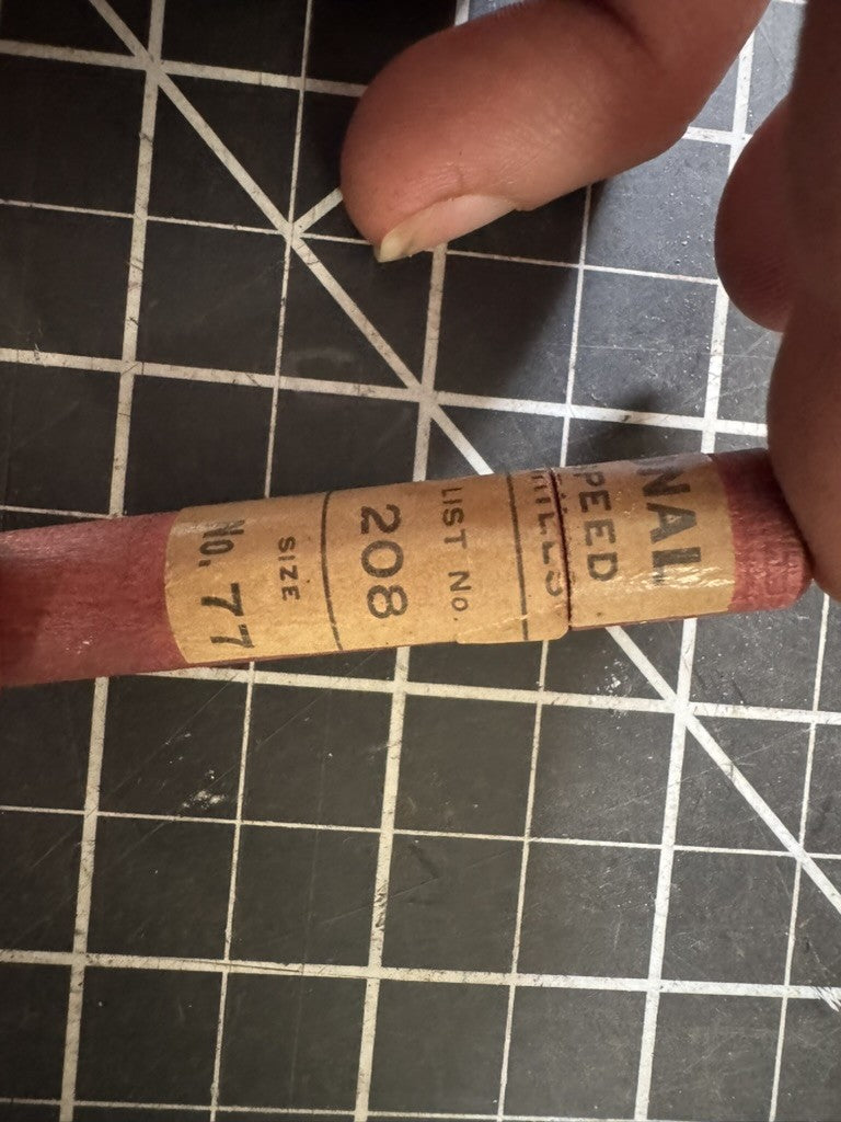 Lot of 2 Vintage Drill Cases – Cleveland No. 2510 (3/8”) & National No. 208