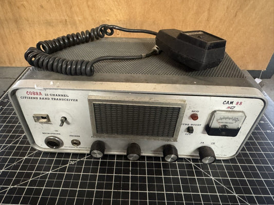 Cobra Cam 88 23-Channel CB Radio Transceiver w/ Microphone – Untested