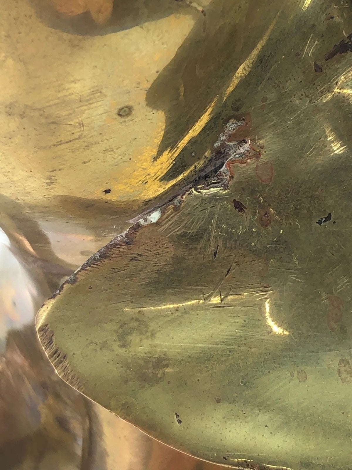 Vintage Brass Elephant Sculpture – 17” Tall Circus Display with Raised Trunk