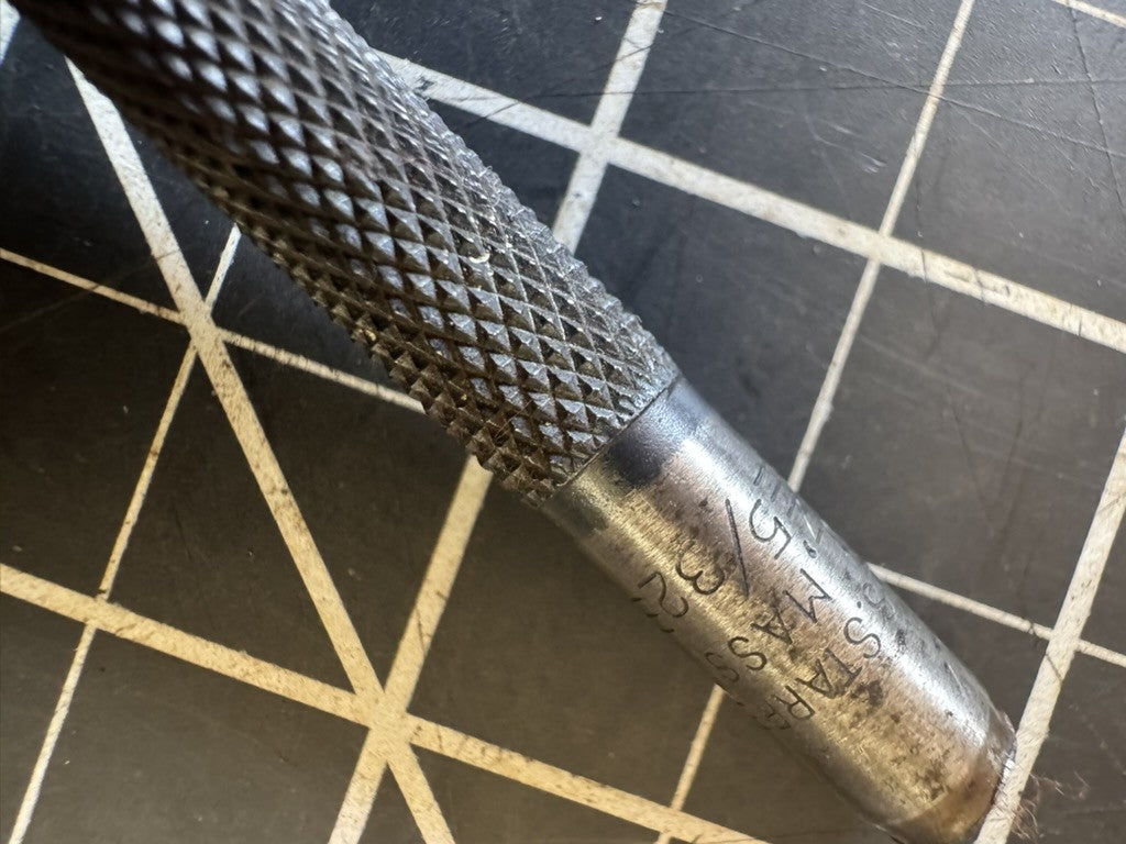 Starrett No. S565 8-Piece Drive Pin Punch Set 1/16”–5/16” in Original Pouch