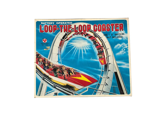 Loop-The-Loop Coaster - 1980s Battery Operated Toy SA-153 / Not Tested