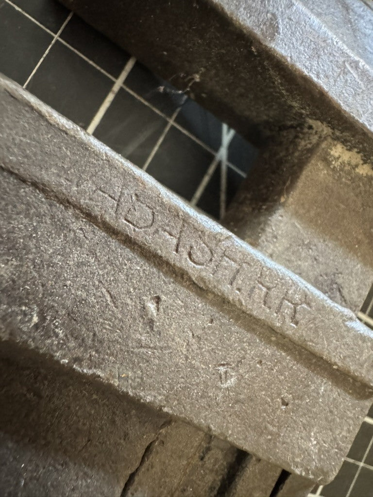 Vintage 16” Adjustable Wrench – Marked “Wabash R.R.” – Solid Metal Handle