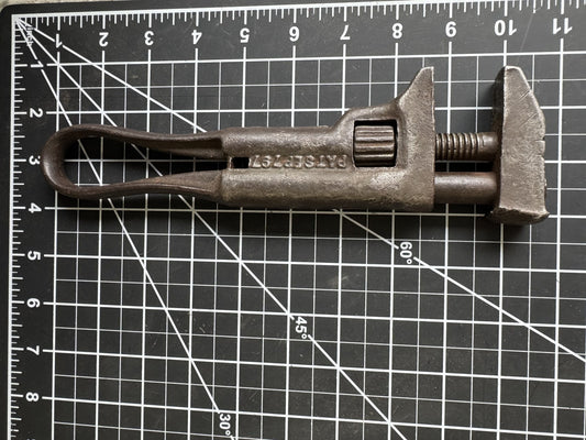 Antique International Harvester 8 1/2" Adjustable Wrench – IH 1897 Patent