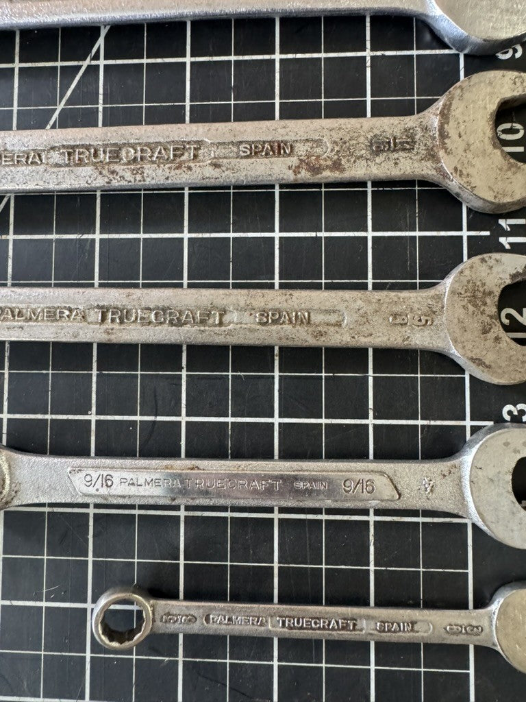 Palmera Truecraft 8-Piece Combination Wrench Set – Spain – Chrome Vanadium