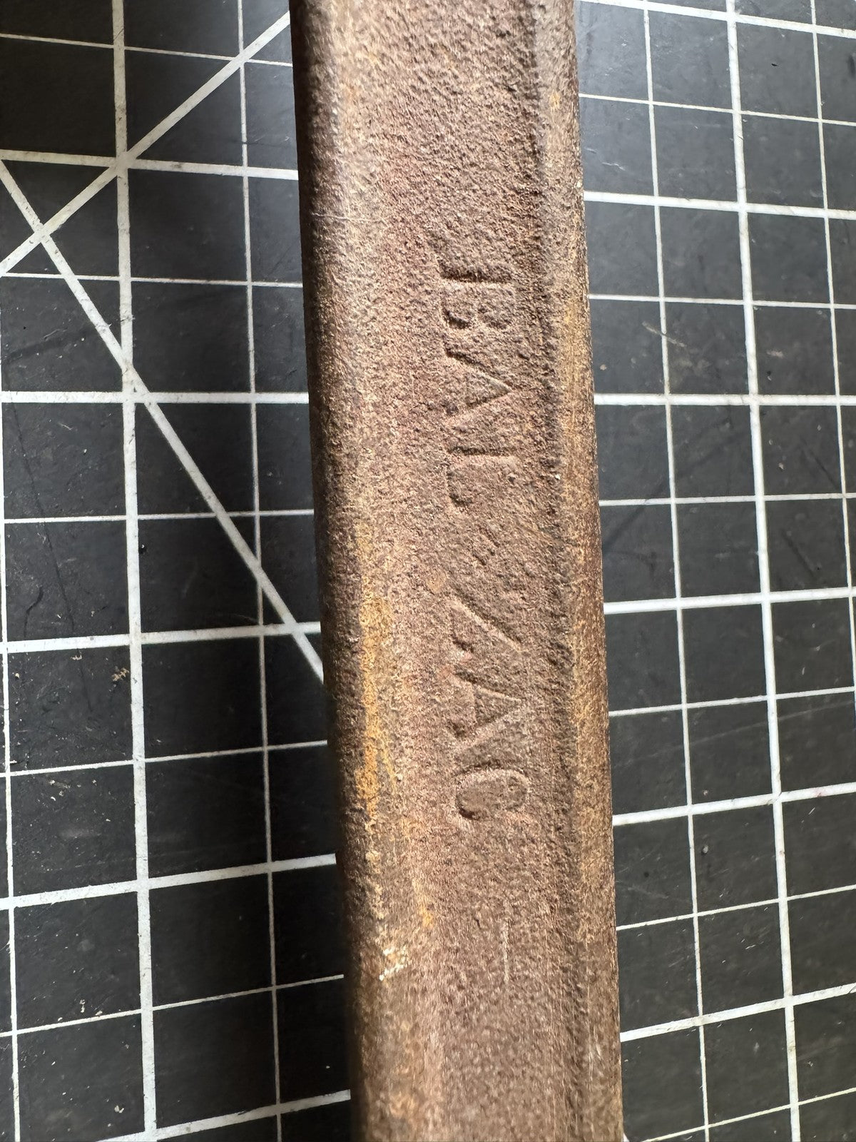 Vintage Bull Castration Tool “Bull Zac” – Made in Italy, 19” w/ Wood Handles