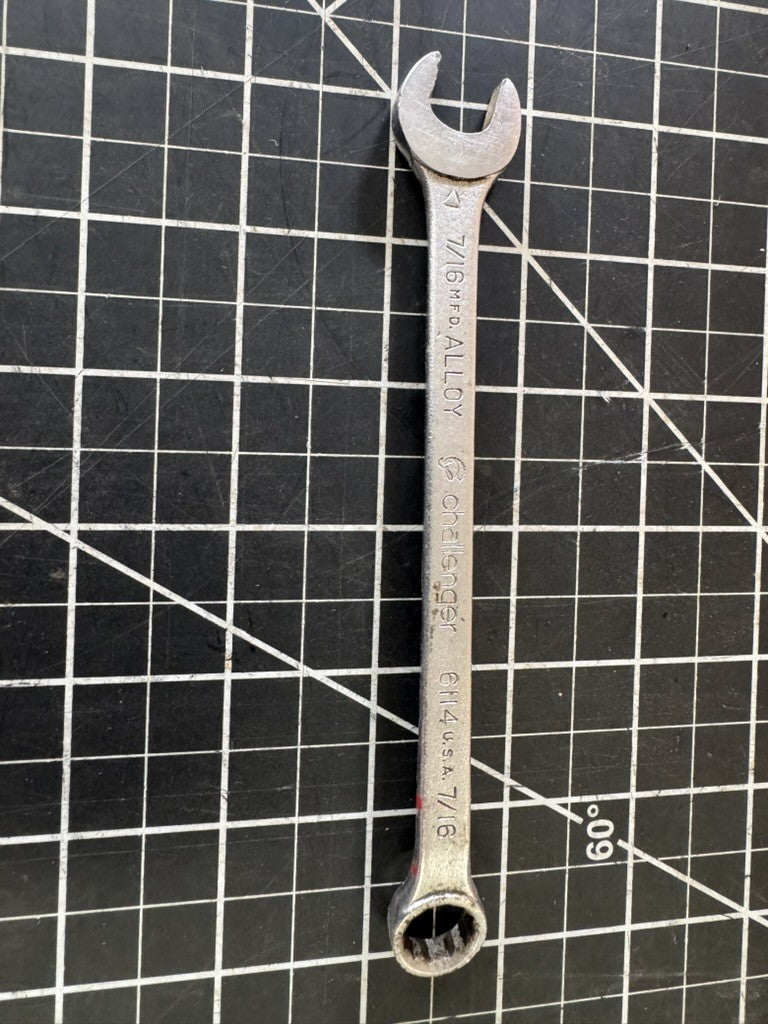 Proto Challenger 6114 Combination Wrench – 7/16” – Made in USA