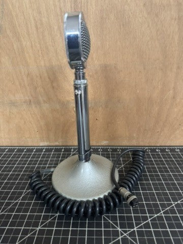 Vintage Astatic D-104 “Lollipop” Microphone w/ T-UG8 Stand – 1940s HAM/CB