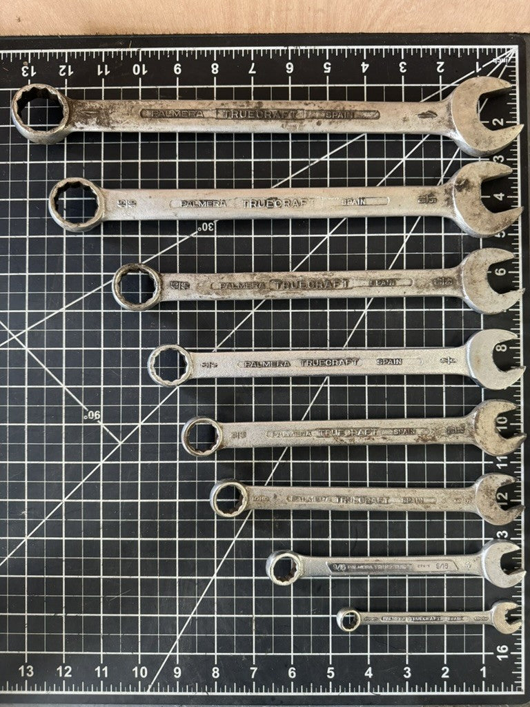 Palmera Truecraft 8-Piece Combination Wrench Set – Spain – Chrome Vanadium