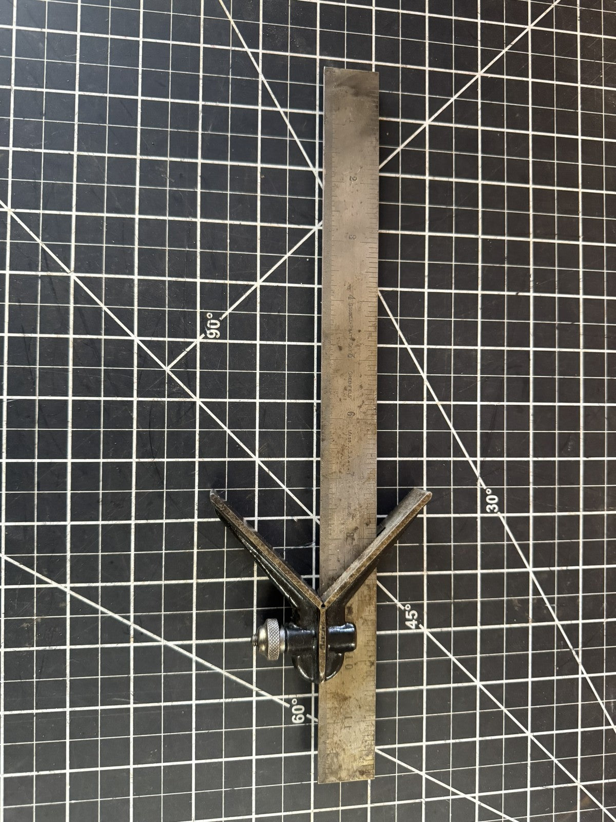 Vintage Goodell-Pratt Square & Scribe Set – Tempered – Greenfield, Mass. – 2 Pc