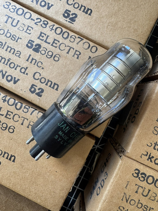 Matched Pair JAN CHS 0D3 Radio Tubes – NOS 1952 – Stelma Stamford, Conn – USA