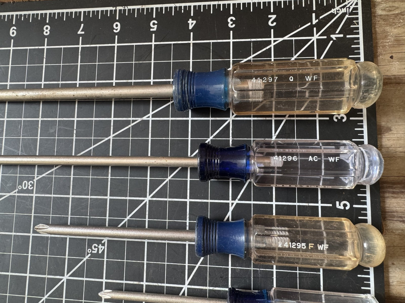 Craftsman USA Blue-Clear Screwdriver Lot – 6pc Phillips Head Set, 41297–4118