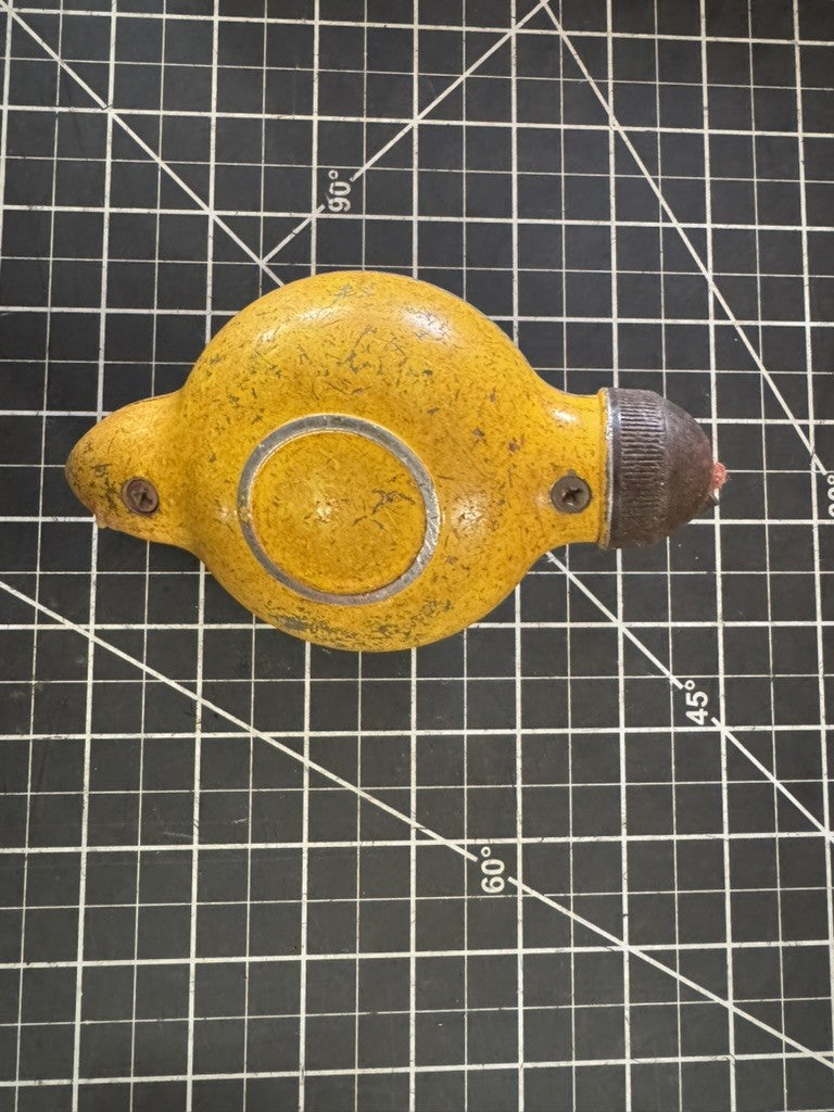 Vintage Evan’s Chalk Line / Plumb Line – Original Yellow