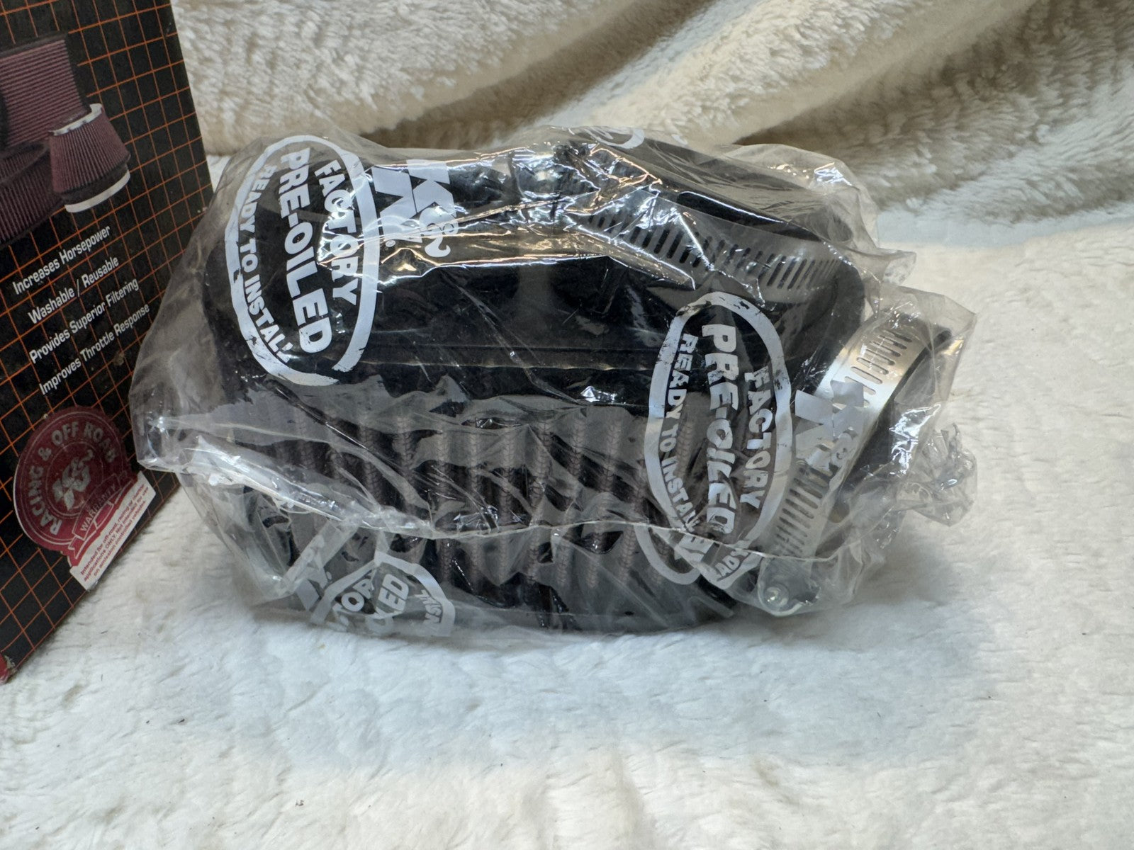 High-Flow Reusable Engine Air Filter No. R-0990 – Motorcycle Part - SEALED