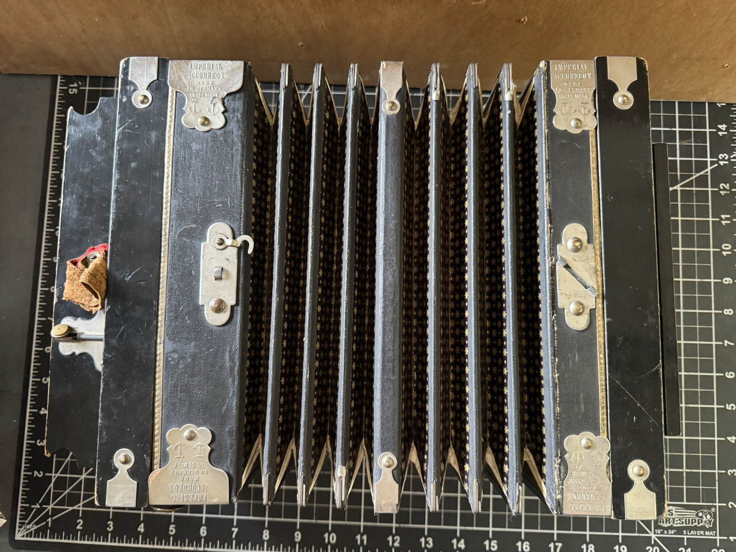 Antique Imperial Accordion – Vox Humana – Pat. 1890 – Germany