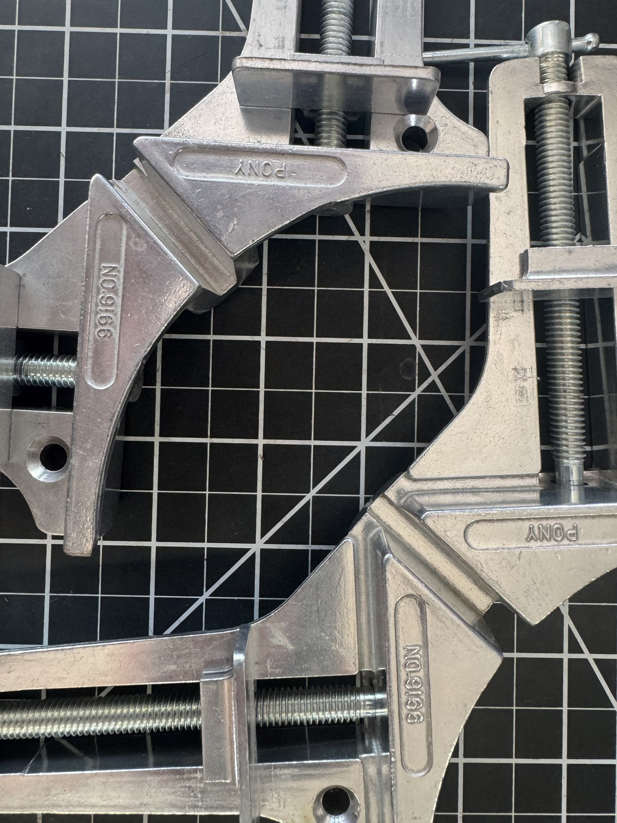 Pony 3" 90° Corner Clamp by Adjustable Clamp Co – Die-Cast Aluminum