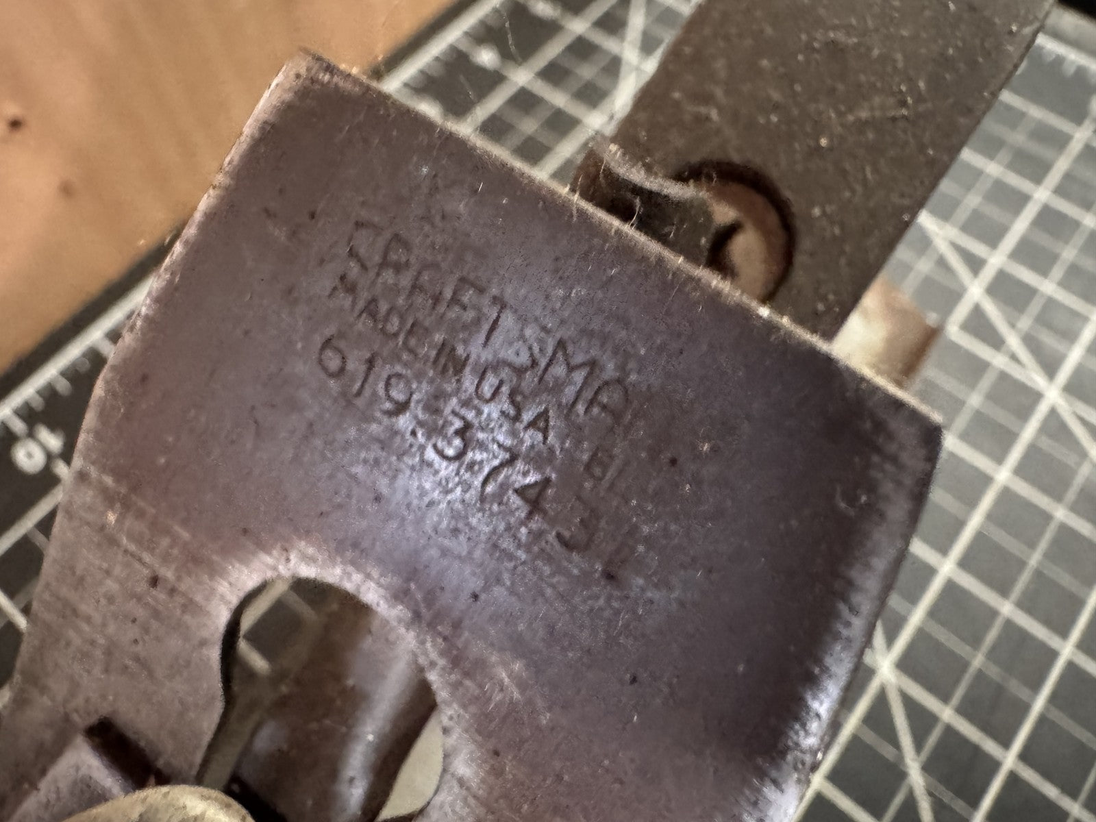 Vintage Craftsman Wood Jack Plane – 14” Smooth Bottom Planer – Made in USA