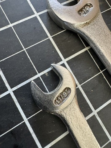 Lot of 5 Vintage PowerKraft Wrenches – Combination & Double Open – USA