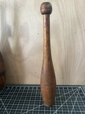 Vintage A.G. Spalding Wooden Juggling Pin – Solid Wood – 1 lb – 16” Tall