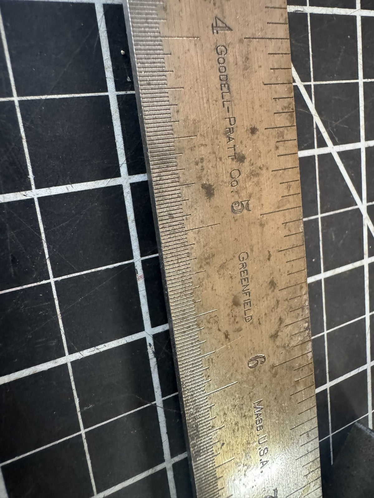 Vintage Goodell-Pratt Square & Scribe Set – Tempered – Greenfield, Mass. – 2 Pc