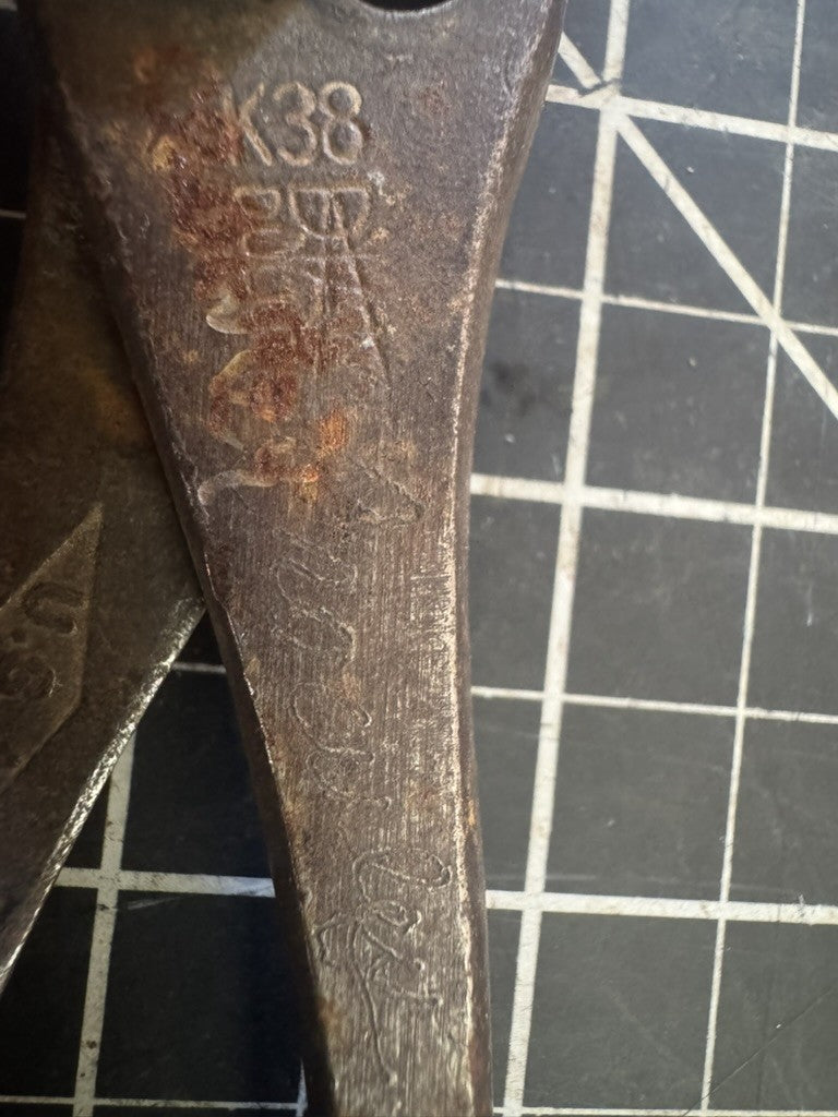 Vintage Diamond Tools K38 8” Slip Joint Pliers – Duluth, USA – Owners Mark