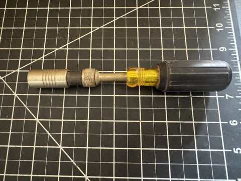 Klein Tools 632 Drive-A-Matic Adjustable Cushion Grip Nut Driver – Made in USA