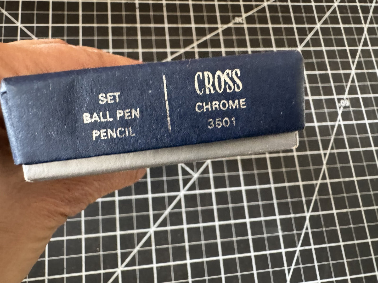 Cross 3501 Chrome Ball Pen & Pencil Set – Vintage, Made in USA