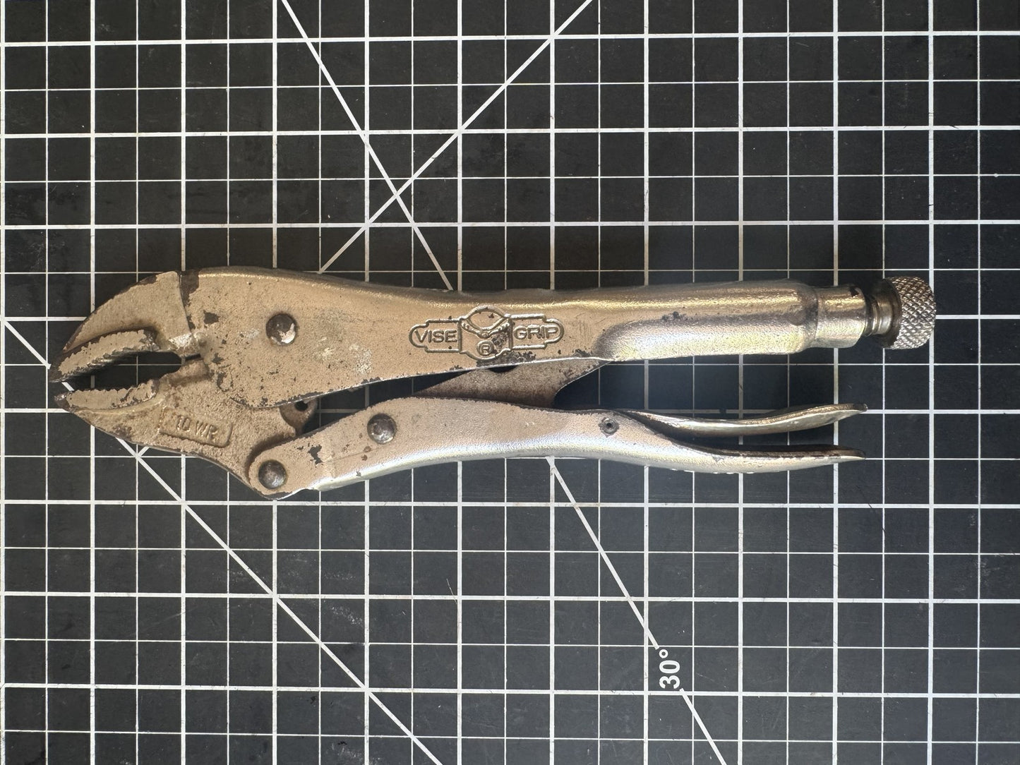 Lot of 2 Vintage Petersen Vise-Grip Locking Pliers 7WR & 10WR – USA Made