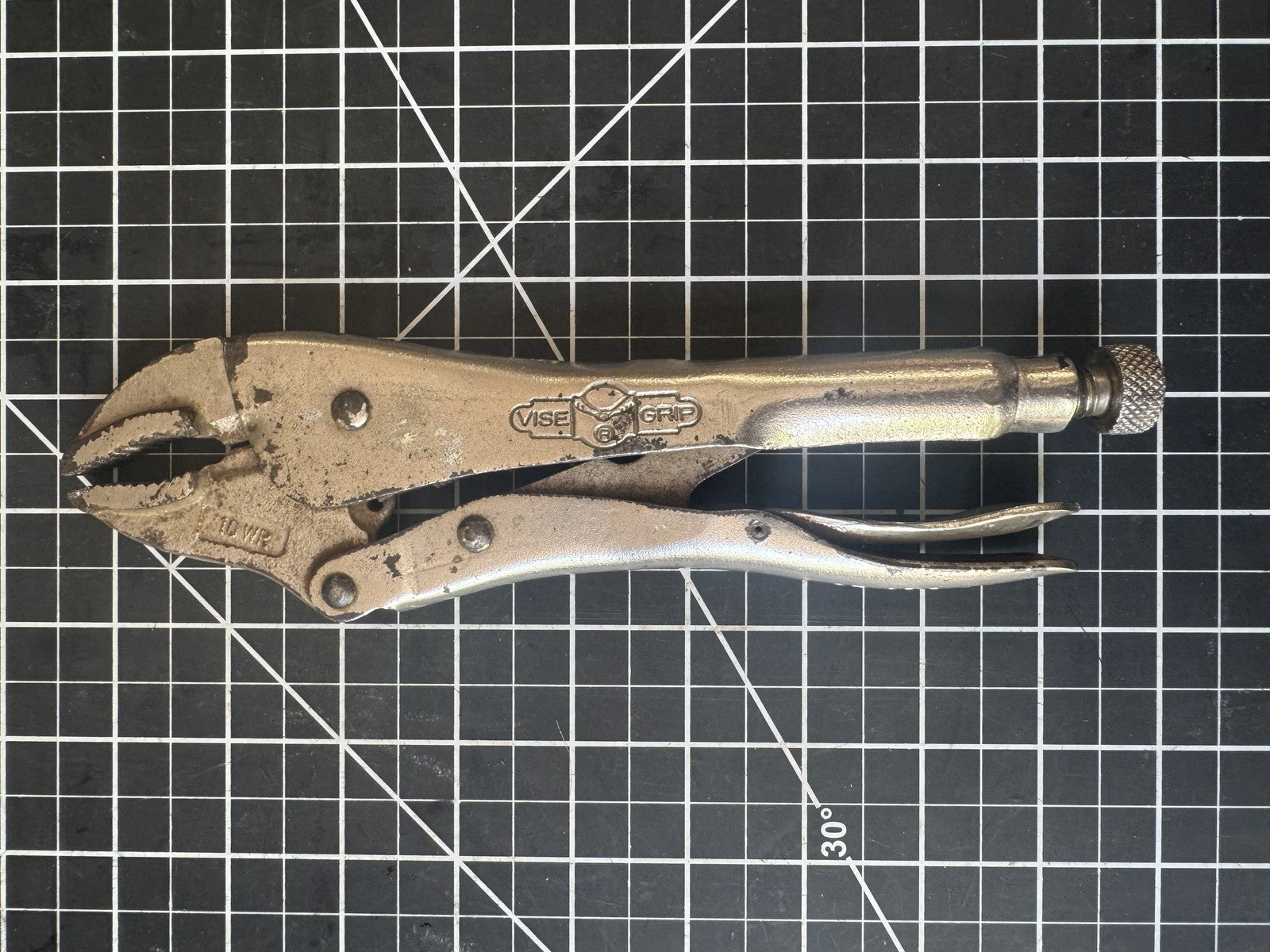 Lot of 2 Vintage Petersen Vise-Grip Locking Pliers 7WR & 10WR – USA Made