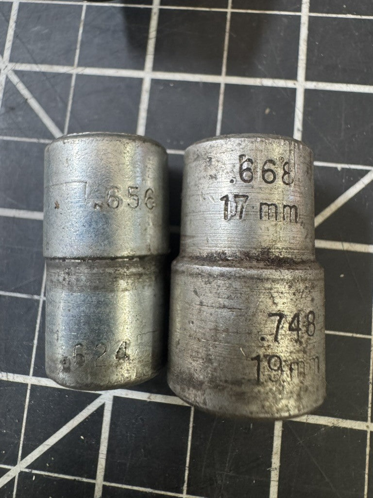 Vintage CTA Clutch Aligning Set (SAE & Metric) – 4 Dual Adaptors – Made in USA