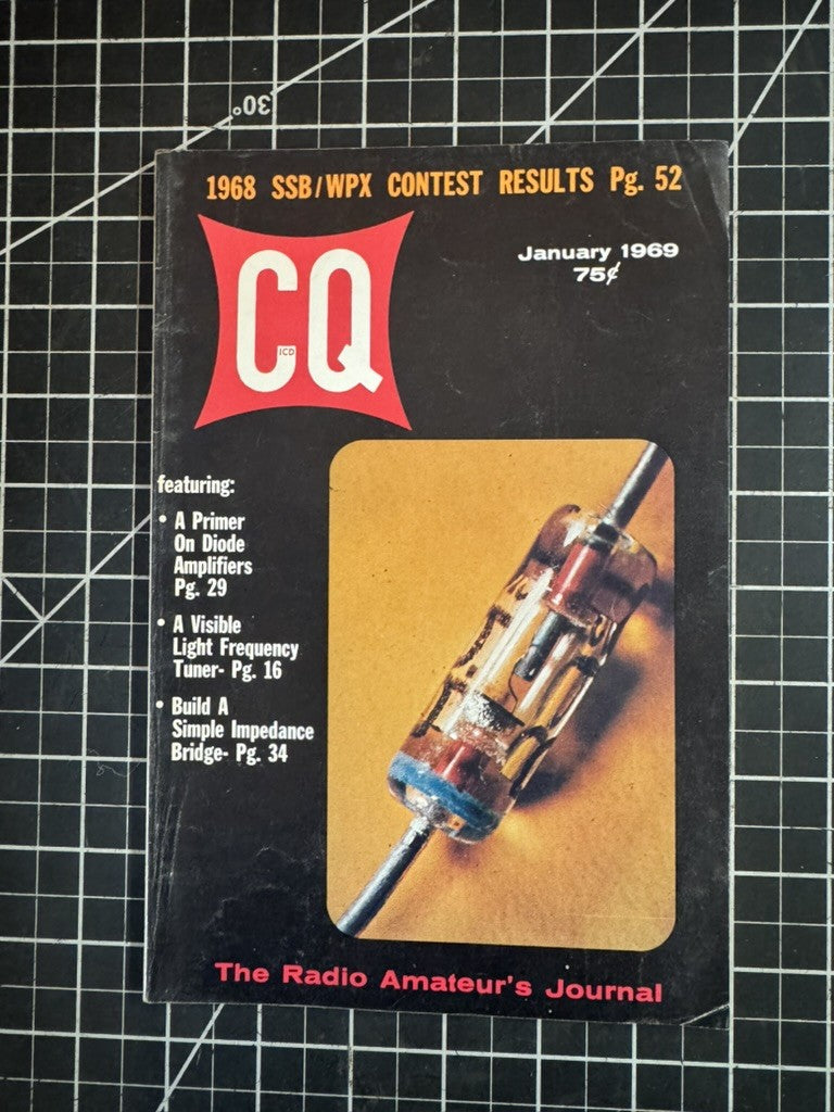 CQ Magazine – Full Year 1969 (12 Issues) – Rare Printing Error – HAM Radio