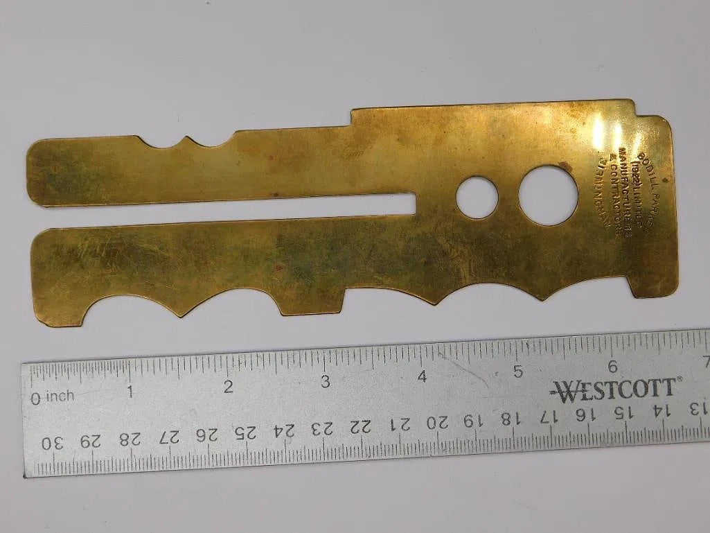 Vintage Bodill Parker Brass Measuring Tool – England – Watchmaking – c.1922