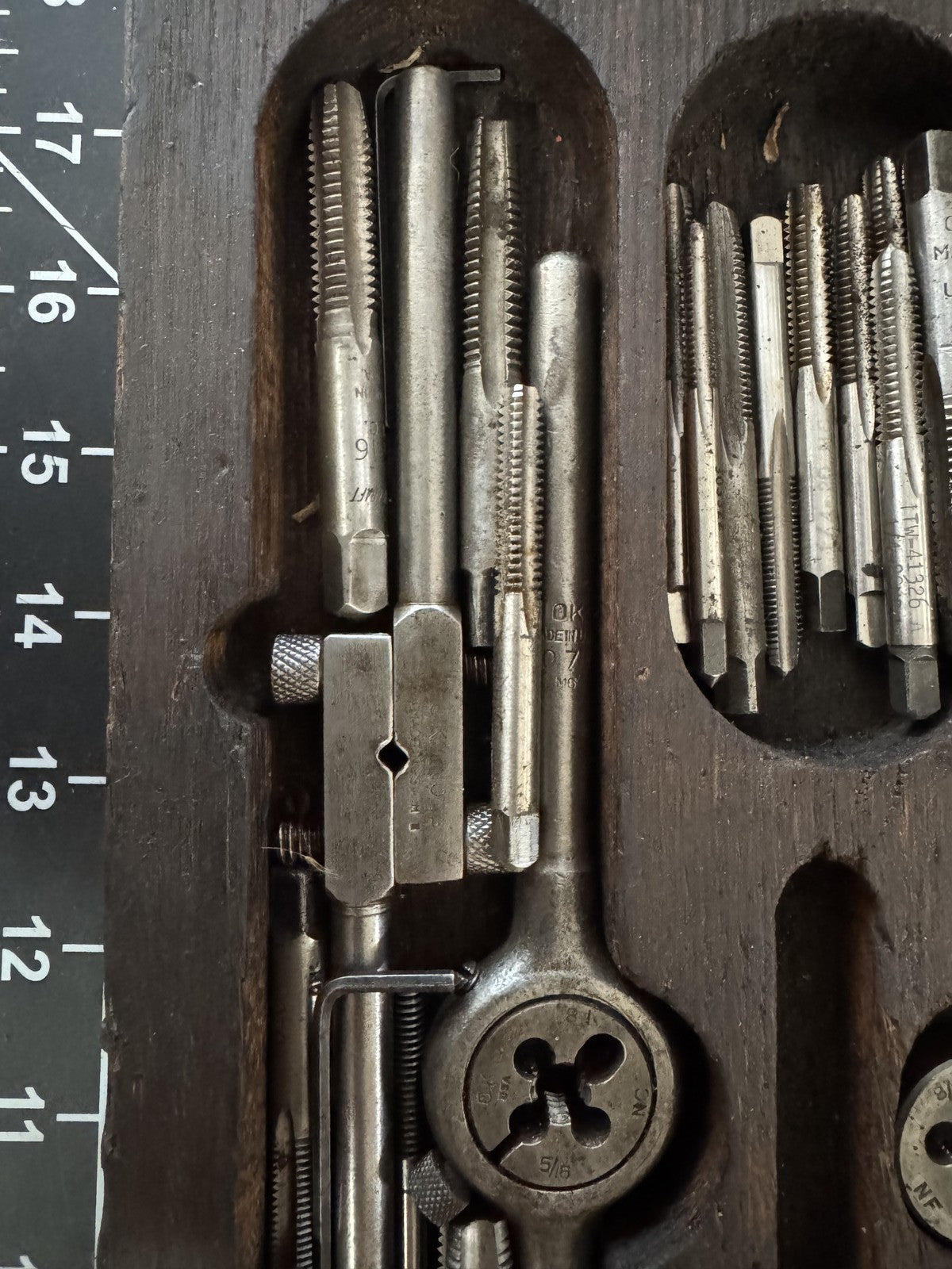 Vintage Greenfield O.K. Jr. Tap & Die Set No. 3100 – Auto Screw Plate