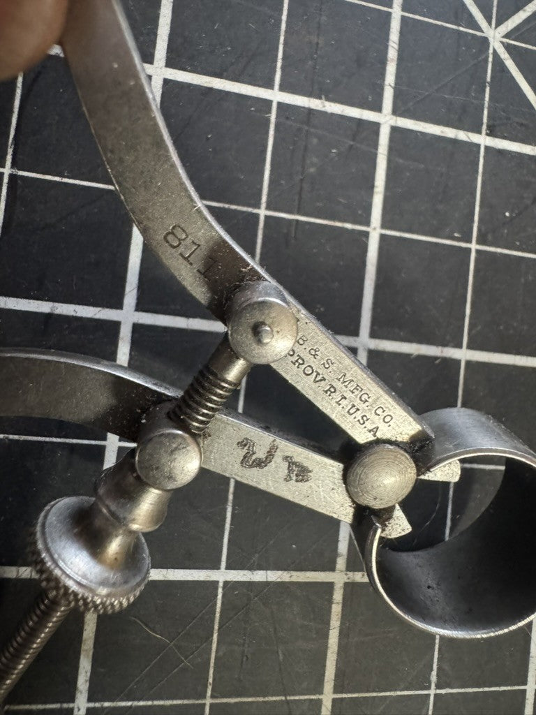 Lot of 3 Vintage Brown & Sharpe Calipers – Inside & Outside – USA