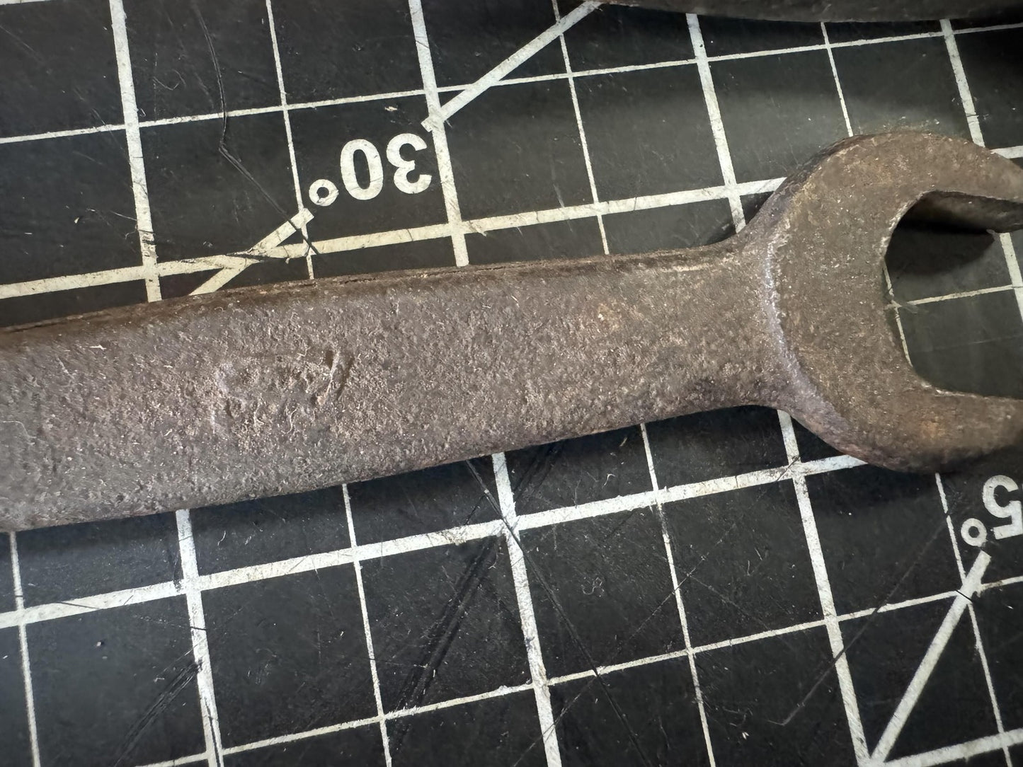 Lot of 5 Vintage Ford Tools – 3  Wrenches, 1 Double Open-End, 1 Combo Wrench