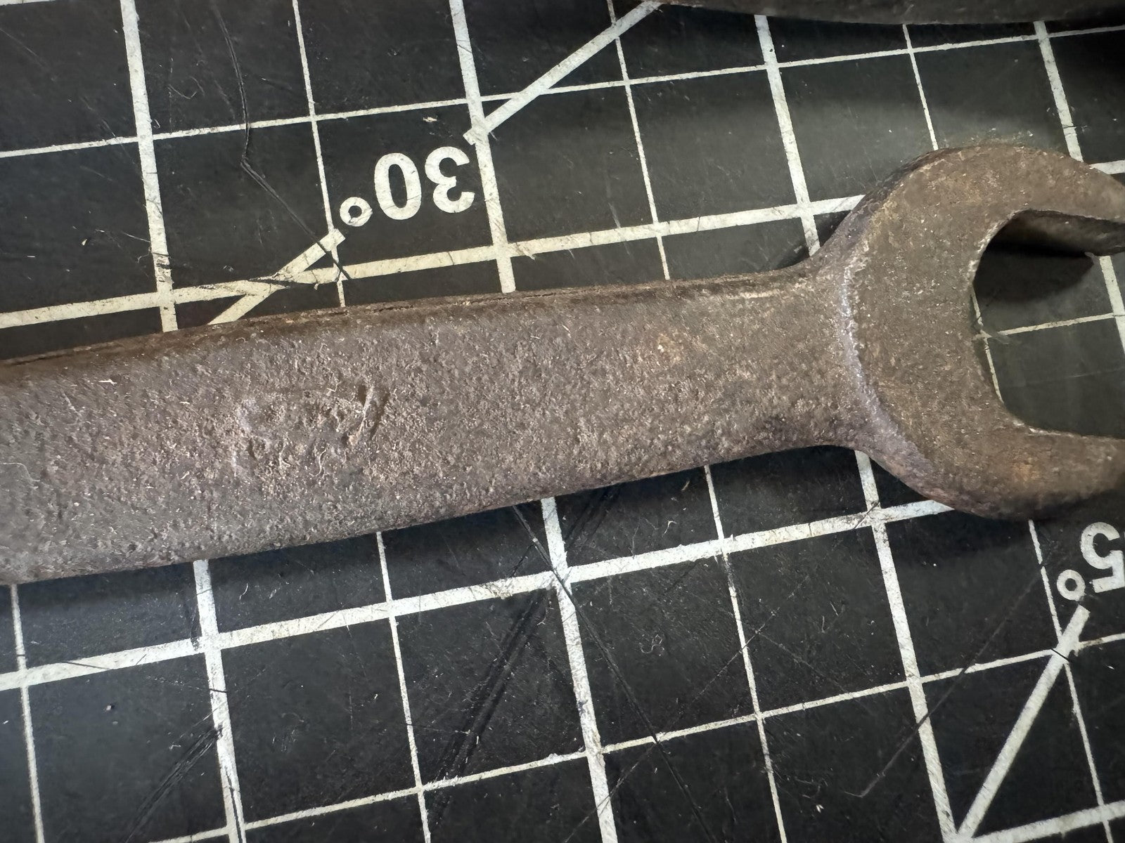 Lot of 5 Vintage Ford Tools – 3  Wrenches, 1 Double Open-End, 1 Combo Wrench