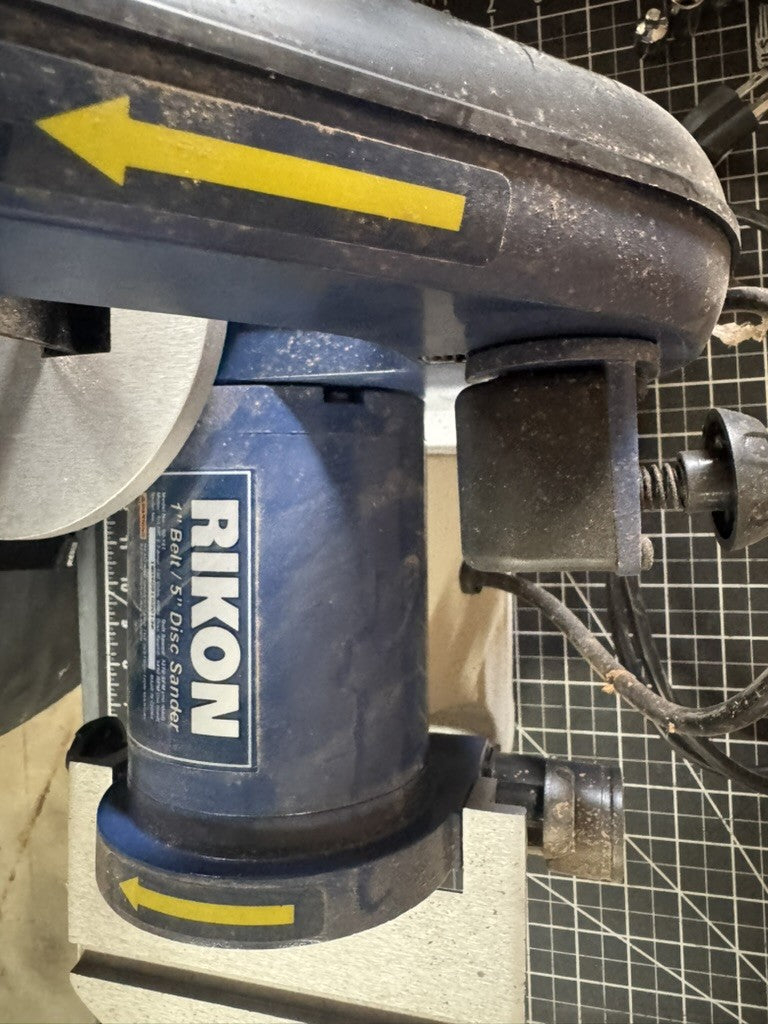 Rikon 50-151 Belt & Disc Sander – 1” Belt / 5” Disc – Gently Used – Great Cond