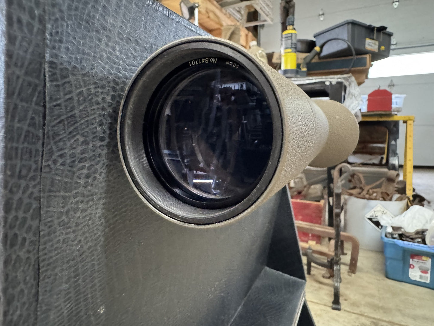 Vintage Bushnell Sentry Spotting Scope – With Lok-Grip Tray, Pachmayr Case