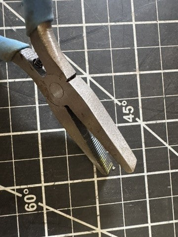 Set of 3 Vintage Companion Pliers – Needle Nose, Bent Nose, Flat Nose – Blue