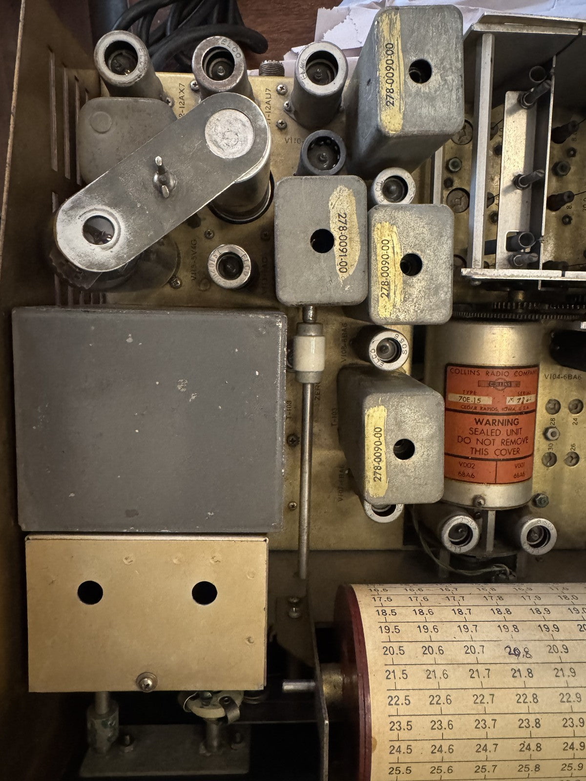 Vintage Collins R-388/URR 51J-3 Military Ham Radio Receiver – Untested