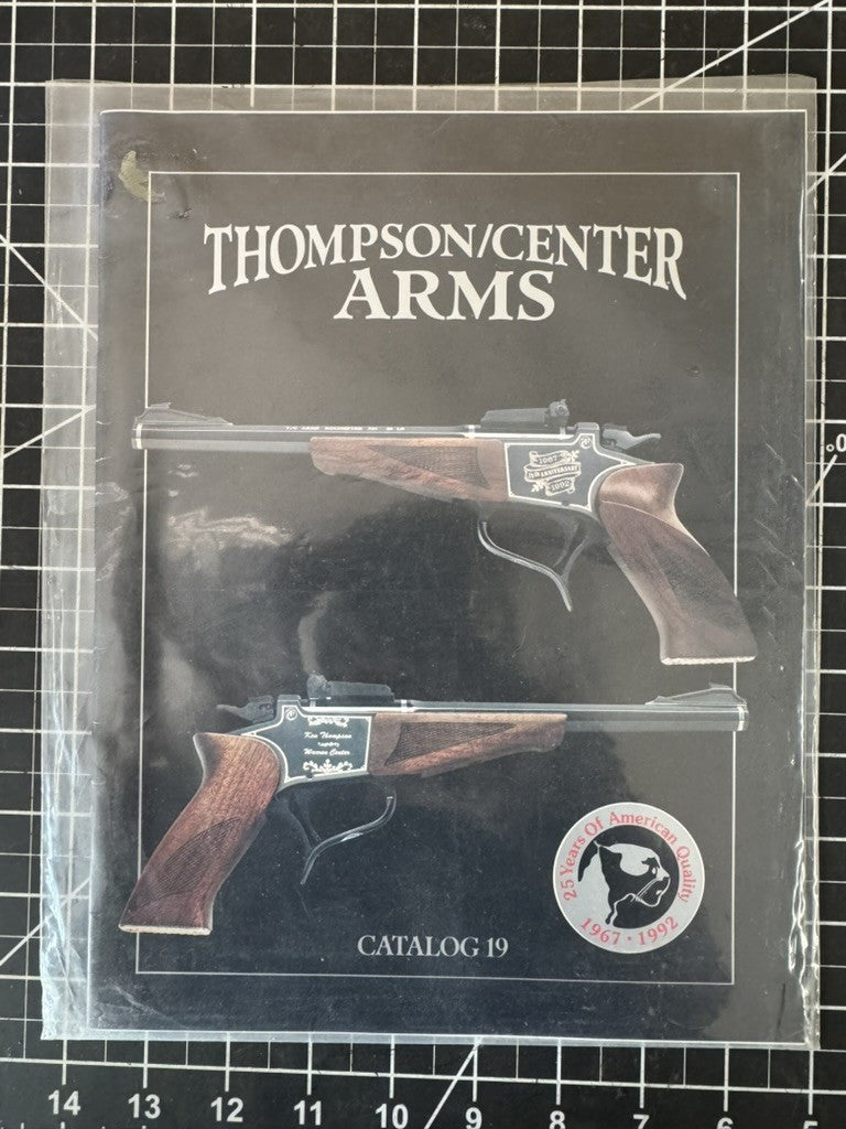 Thompson/Center Arms Catalog No. 19 – 1992 – 25th Anniversary Firearms Catalog