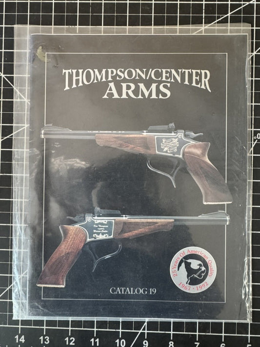 Thompson/Center Arms Catalog No. 19 – 1992 – 25th Anniversary Firearms Catalog