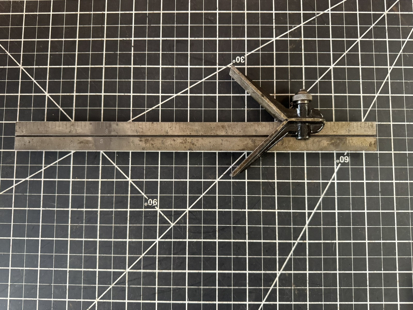 Vintage Goodell-Pratt Square & Scribe Set – Tempered – Greenfield, Mass. – 2 Pc