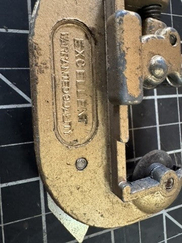 Vintage Excellent Brand Pipe Cutter Tool – Made in Japan