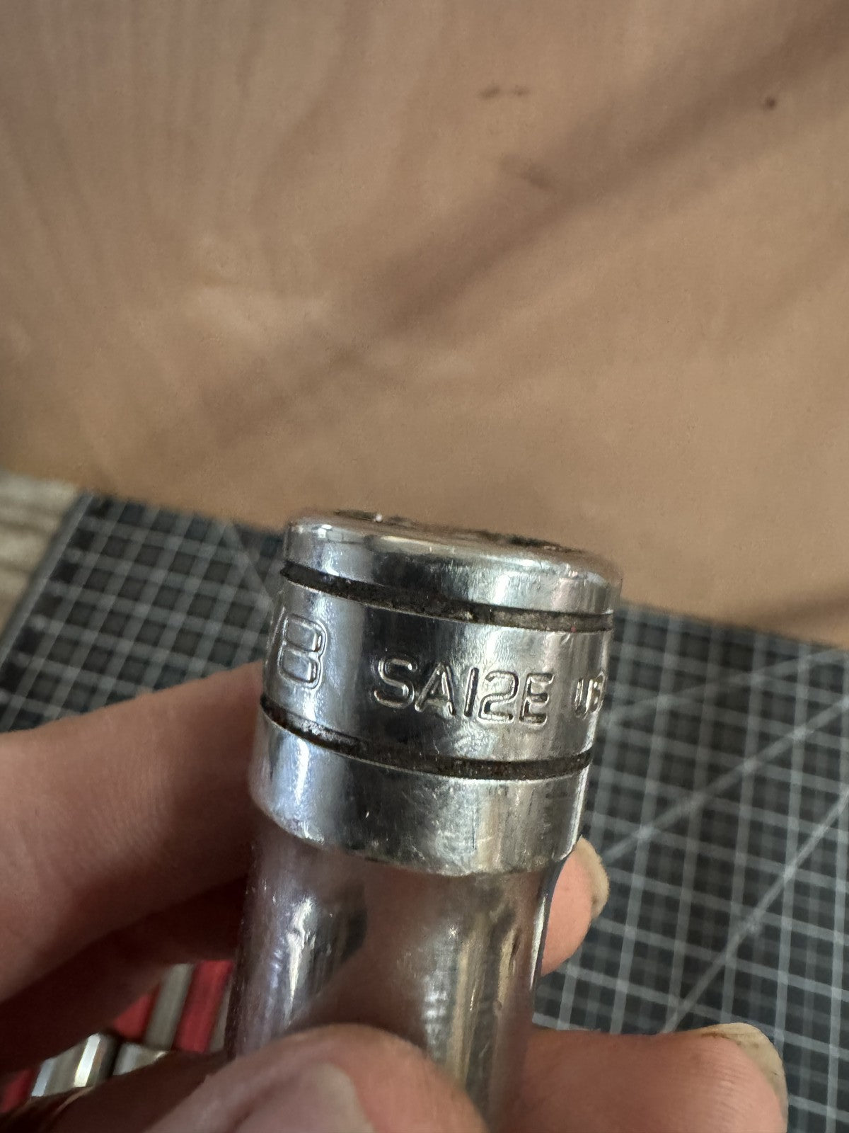 Snap-on 7pc Standard Hex Bit Socket Driver Set SA24E–SA10E USA