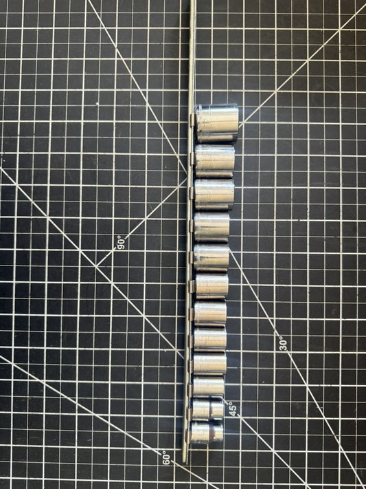 Vintage Craftsman 12pc Metric Socket Set – 9mm to 21mm – USA