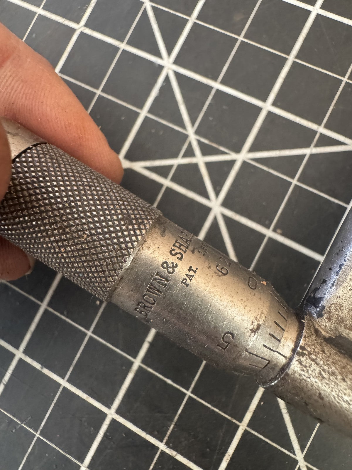 Lot of 3 Vintage Brown & Sharpe Micrometers – Machinist Tools